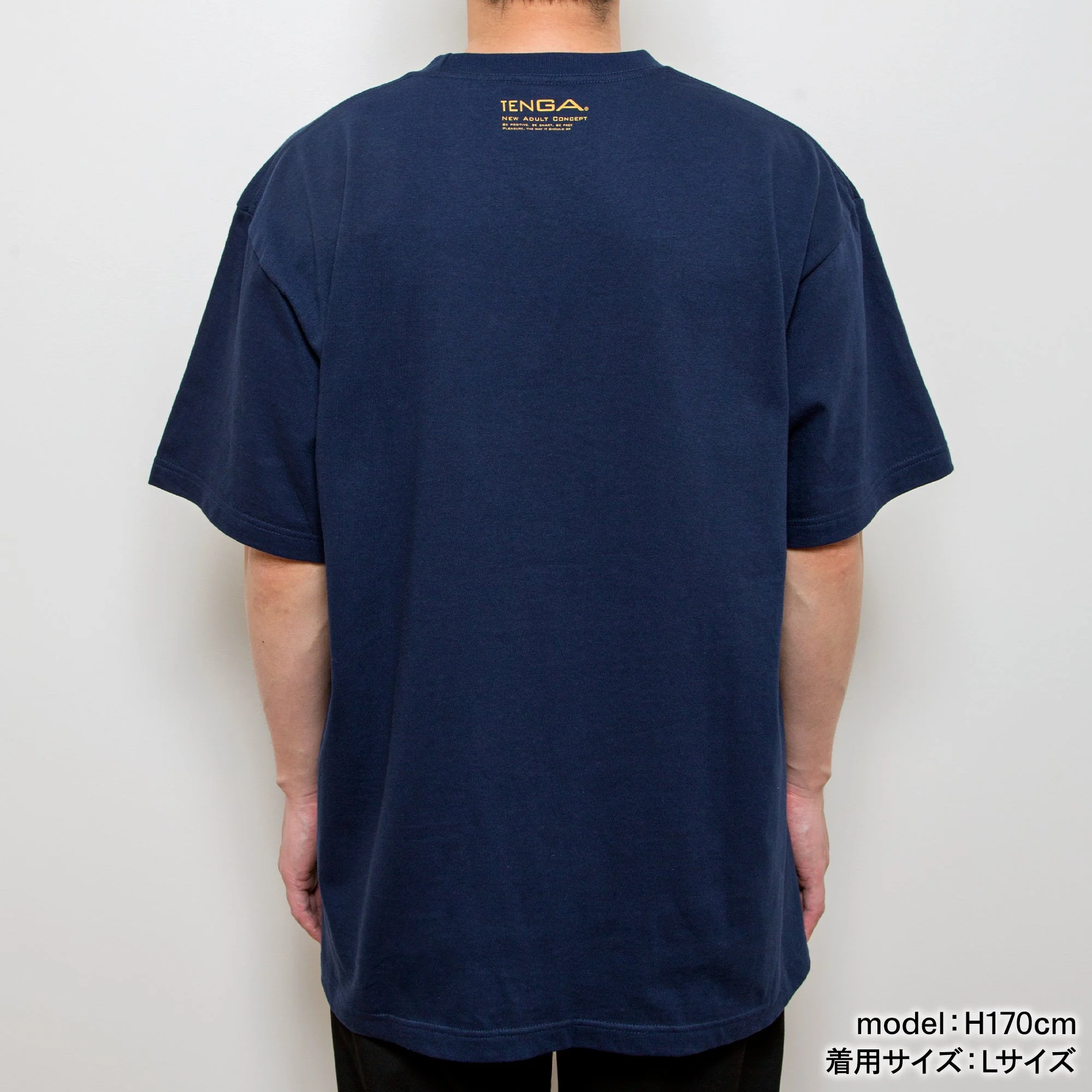 TENGA College T-SHIRT Dark Blue - Image 3