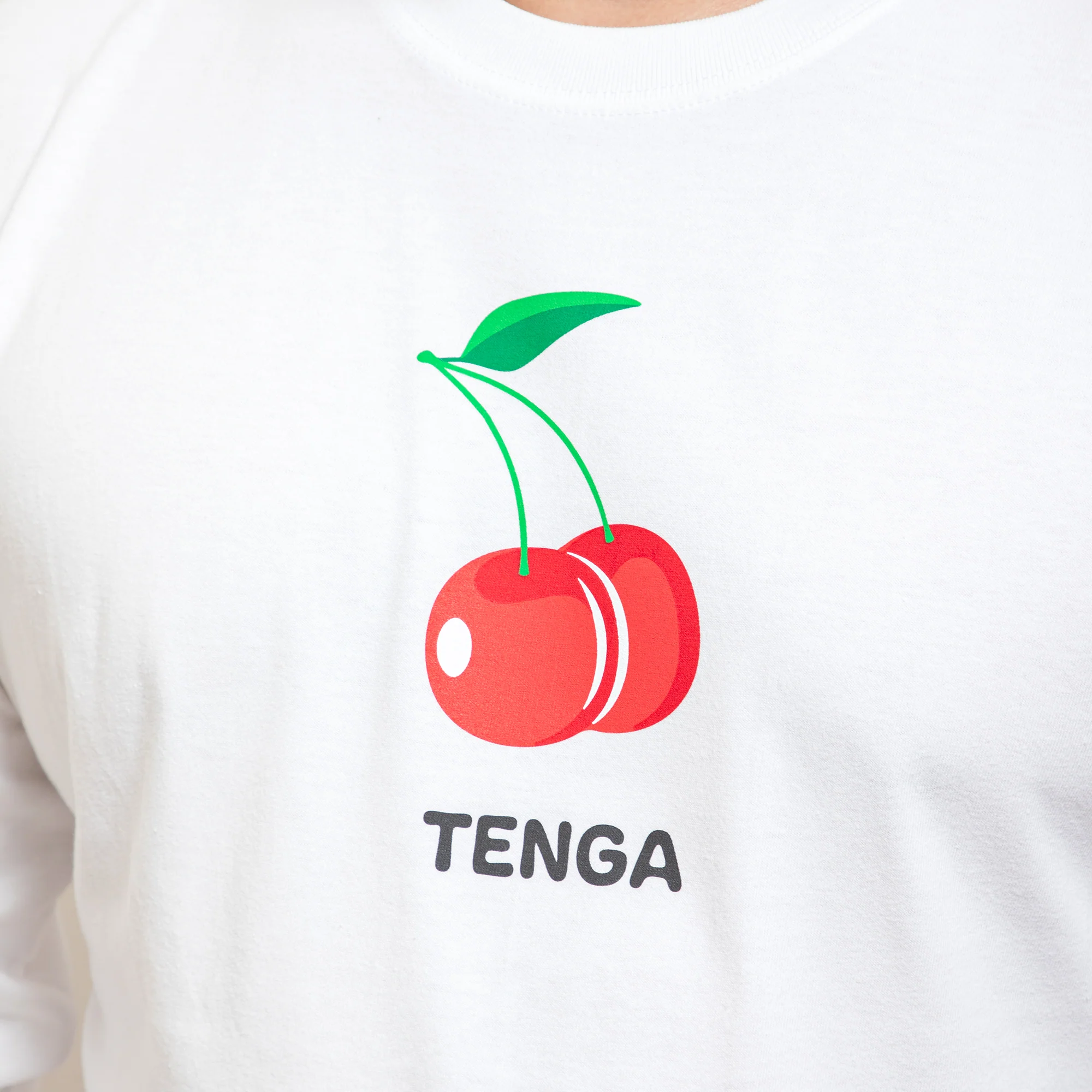 TENGA Cherry Long-Sleeve T-Shirt - Image 4
